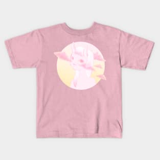 Kawaii japanese girl with horns - Demon - Akuma - Cute girls Kids T-Shirt